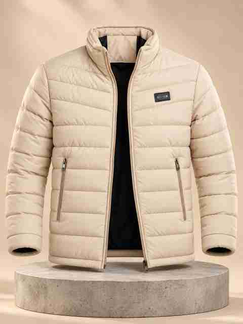Brayles Men Solid Puffer Jacket - Image 5