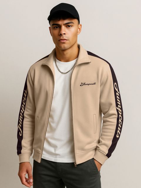 Jump Cuts Men Printed Casual Jacket - Image 3