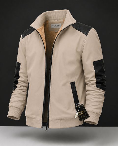 FUTSE PENO Men Colorblock Casual Jacket - Image 8