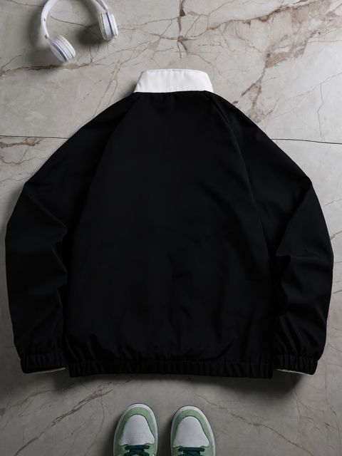 PLATINUMCARTZ Men Colorblock Sports Jacket - Image 3
