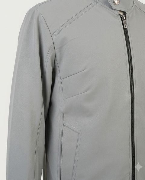 GENZARTICLES Men Solid Biker/Riding Jacket - Image 8