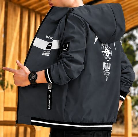 AZITIZ Men Printed Casual Jacket - Image 6