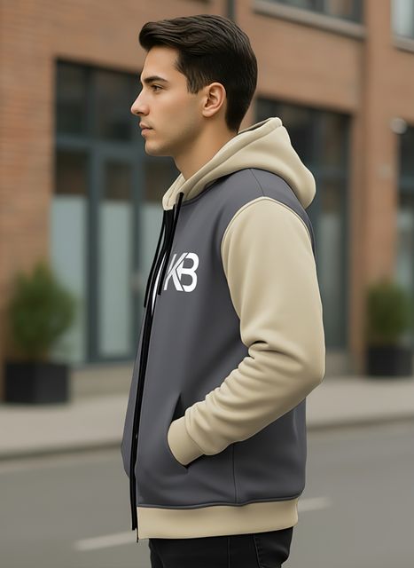 KELONBRO Men Applique Casual Jacket - Image 7
