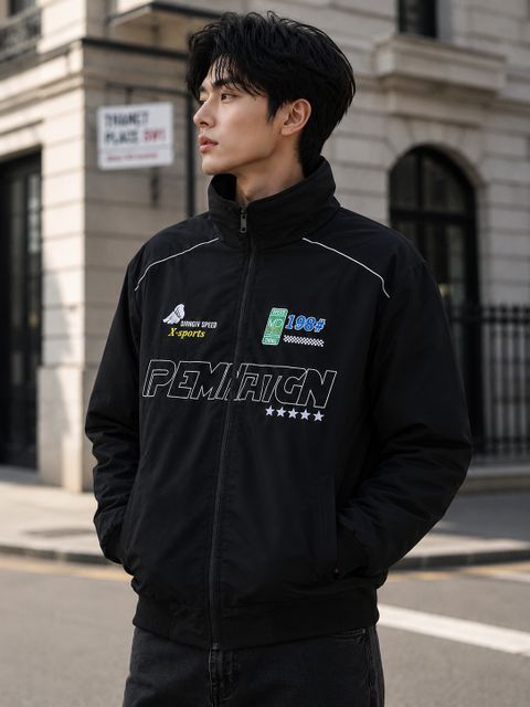 ZEPPI Men Printed Biker/Riding Jacket - Image 6