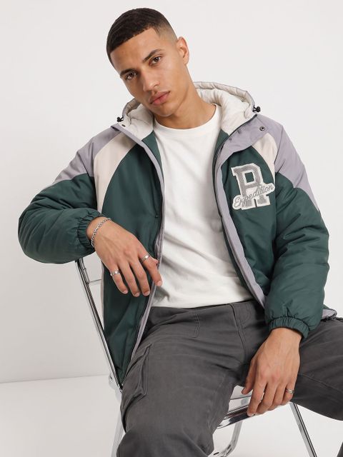 Roadster Men Colorblock Puffer Jacket - Image 7