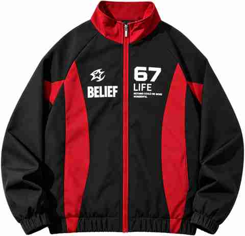 PLATINUMCARTZ Men Colorblock Sports Jacket - Image 2