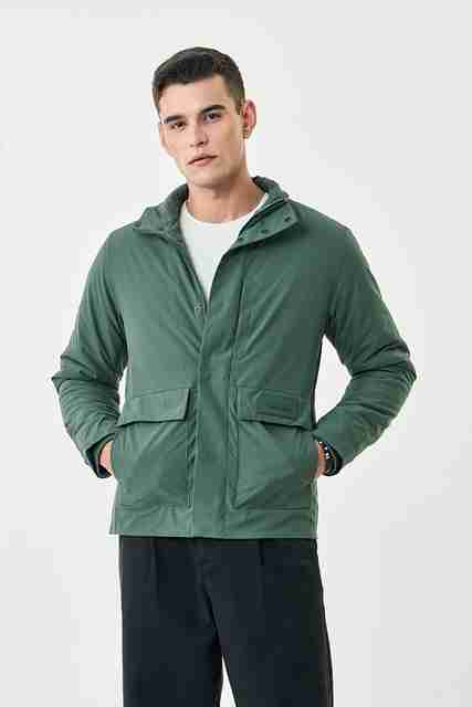 Snitch Men Solid Padded Jacket - Image 2