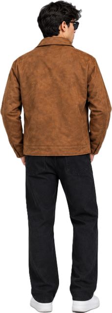 FAUX HUB Men Solid Casual Jacket - Image 4