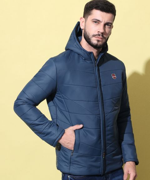 HEMLOCK Men Solid Puffer Jacket - Image 7