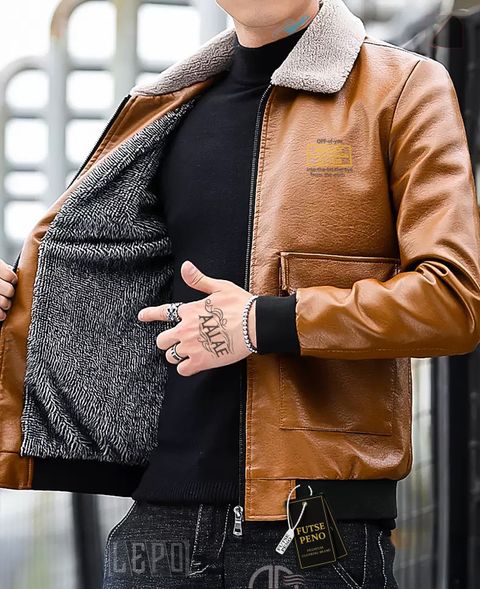FUTSE PENO Men Solid Casual Jacket - Image 3
