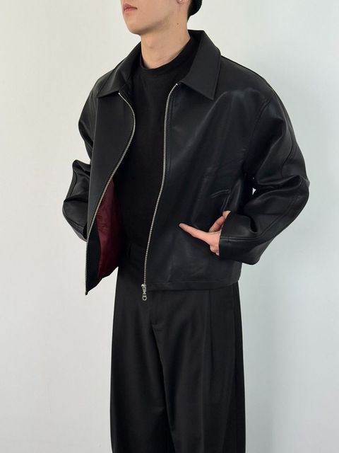 HERE&NOW Men Solid Bomber Jacket - Image 6
