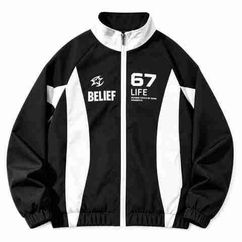 PLATINUMCARTZ Men Colorblock Sports Jacket - Image 2