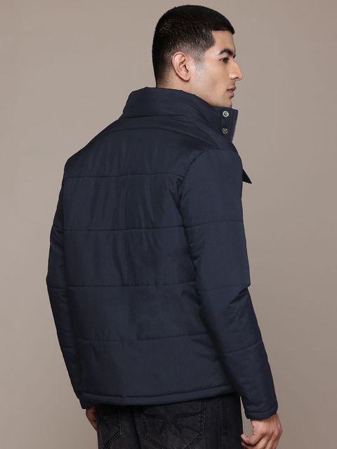 Roadster Men Solid Padded Jacket - Image 8
