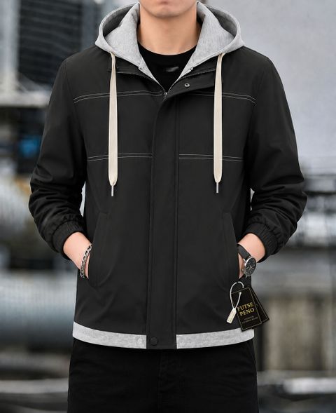 FUTSE PENO Men Colorblock Casual Jacket - Image 7