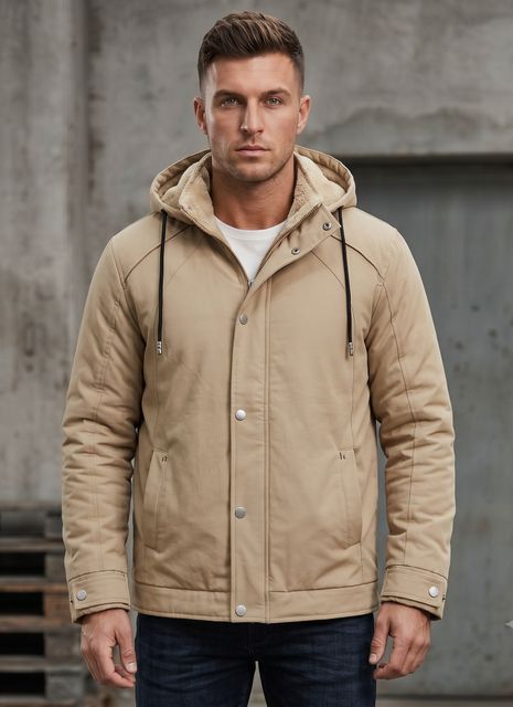 Softbound Men Solid Padded Jacket - Image 5