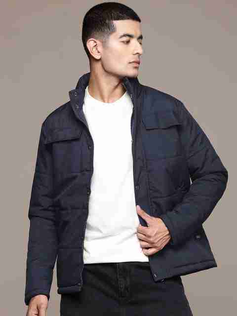 Roadster Men Solid Padded Jacket - Image 5