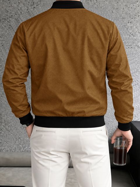 EyeBogler Men Striped Casual Jacket - Image 3