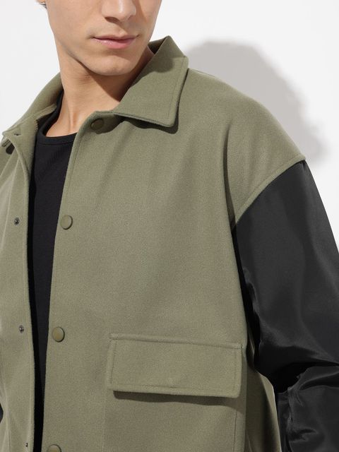 Roadster Men Colorblock Tailored Jacket - Image 3