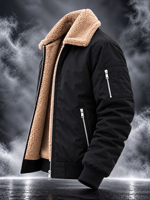 ZEPPI Men Solid Casual Jacket - Image 4