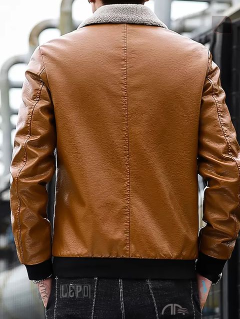 FUTSE PENO Men Solid Casual Jacket - Image 5