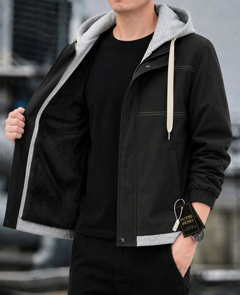 FUTSE PENO Men Colorblock Casual Jacket - Image 6