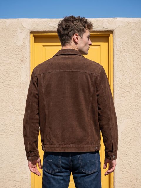 ODDMONKEY Men Solid Blue Denim Jacket - Image 5