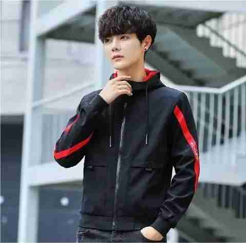 LEBOWSKI Striped Colorblock Casual Jacket - Image 2