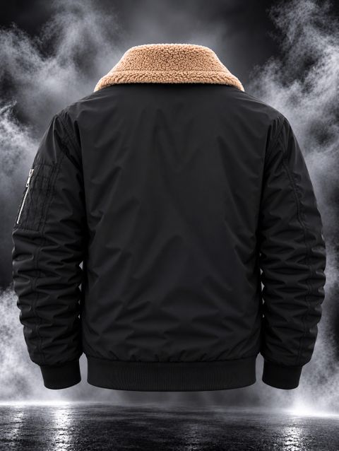 ZEPPI Men Solid Casual Jacket - Image 3