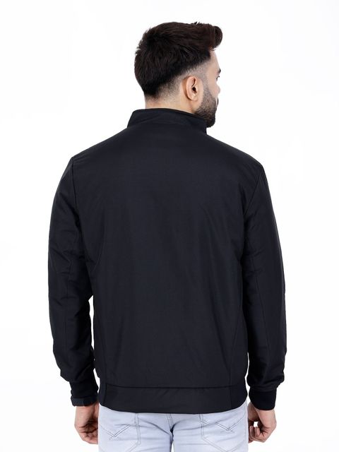 Dollar Men Solid Bomber Jacket - Image 7