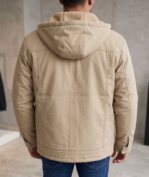 Softbound Men Solid Padded Jacket - Image 4