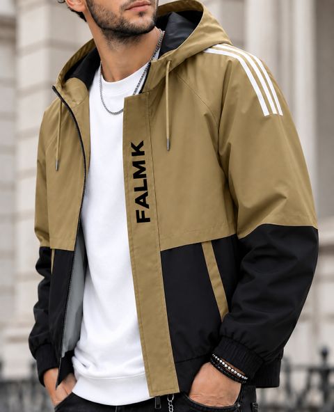 MOTREX Men Colorblock Casual Jacket - Image 5