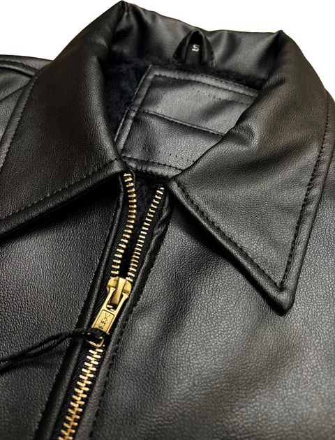 Zuni Enterprise Men Textured Leather Jacket - Image 5