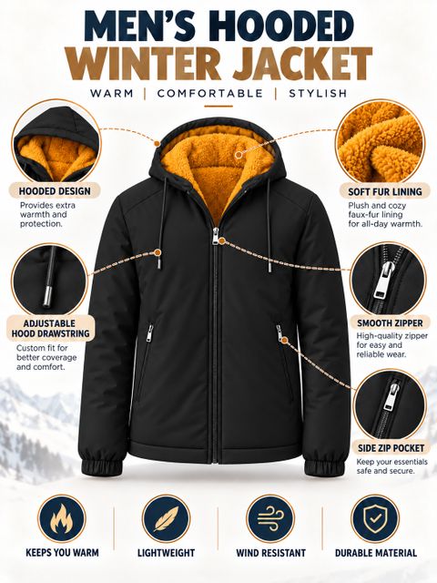 Caraba Men Solid Casual Jacket - Image 6