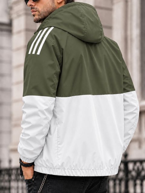 MOTREX Men Colorblock Casual Jacket - Image 5