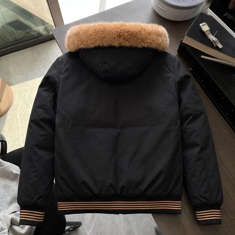 VERTICALS Men Striped Puffer Jacket - Image 6