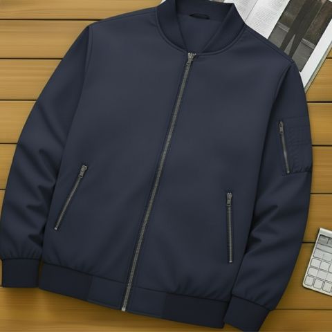 IanaT Men Solid Casual Jacket - Image 5