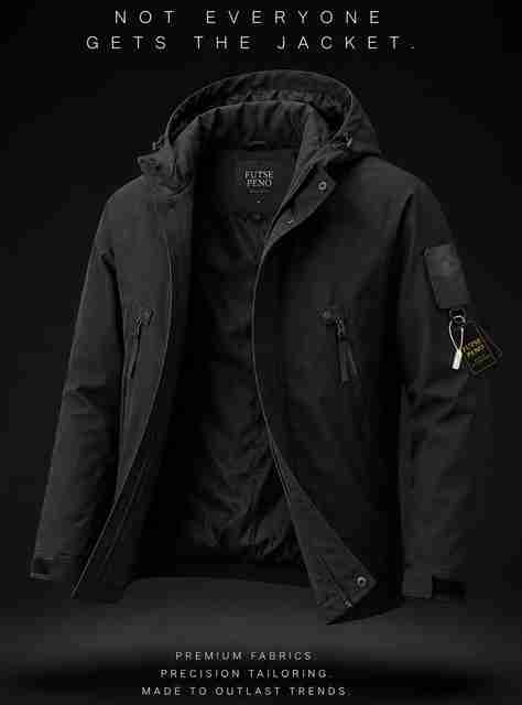 FUTSE PENO Men Applique Casual Jacket - Image 5