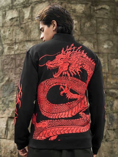 MyDesignation Full Sleeve Graphic Print Men Jacket - Buy
