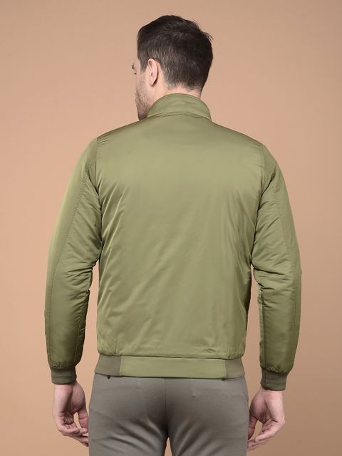 CRIMSOUNE CLUB Men Solid Bomber Jacket - Image 6