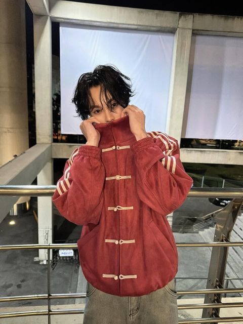 BLAZEDWEAR Striped Bomber Jacket - Image 3
