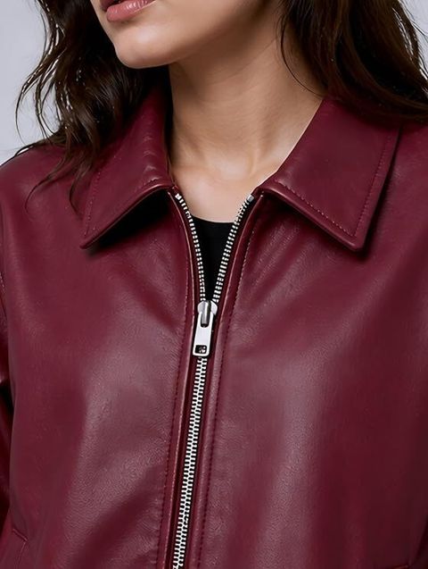 UrbanSkull Men & Women Solid Leather Jacket - Image 4