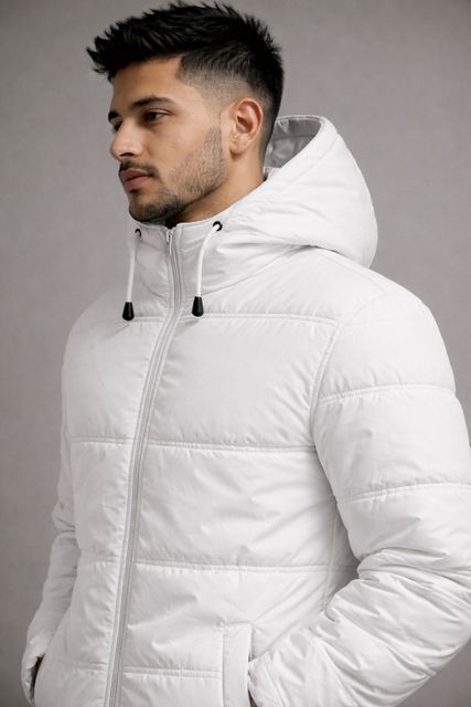 Mrshine Men Solid Bomber Jacket - Image 7