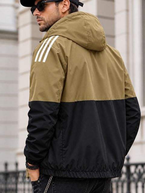 MOTREX Men Colorblock Casual Jacket - Image 3