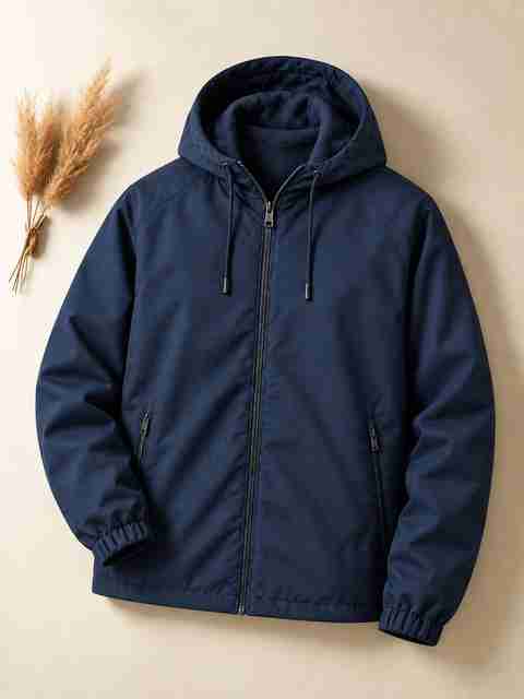 Mia Fashion Men Solid Bomber Jacket - Image 5