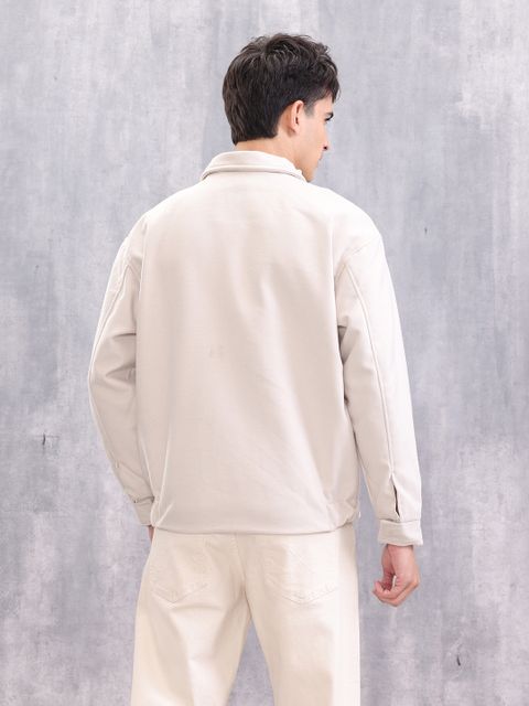 WROGN Men Solid Bomber Jacket - Image 4