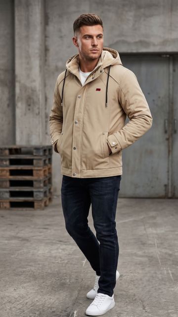 Softbound Men Solid Padded Jacket - Image 7