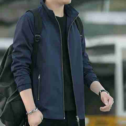 IanaT Men Solid Casual Jacket - Image 3