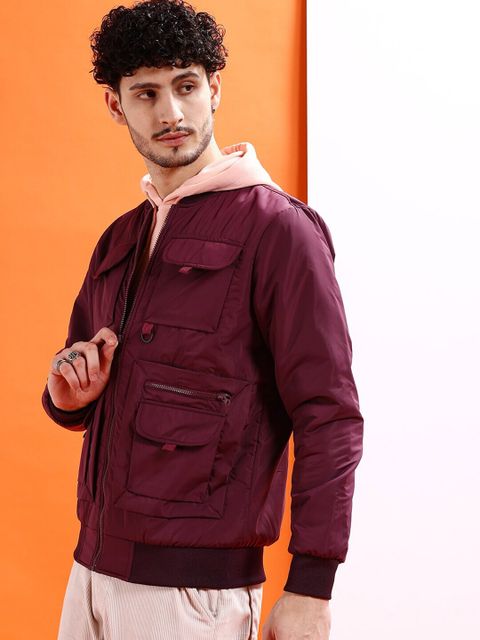 The Indian Garage Co. Men Solid Casual Jacket - Image 5