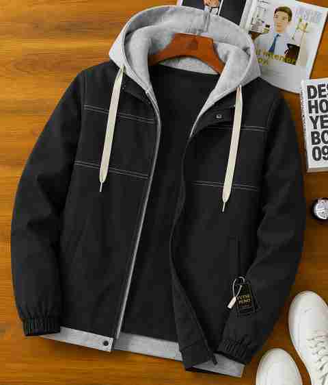 FUTSE PENO Men Colorblock Casual Jacket - Image 4