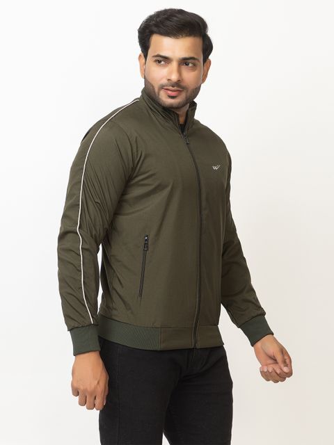 Wild Cops Full Sleeve Solid Men Jacket - Buy Wild Cops Full Sleeve